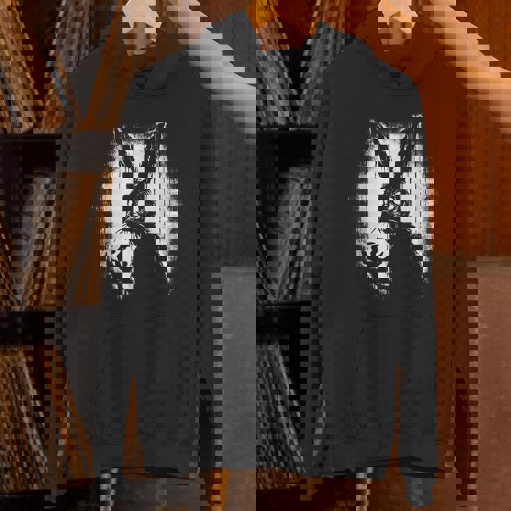 不気味なゴスウサギ、ホラーバニー、奇妙なコアウサギ パーカー