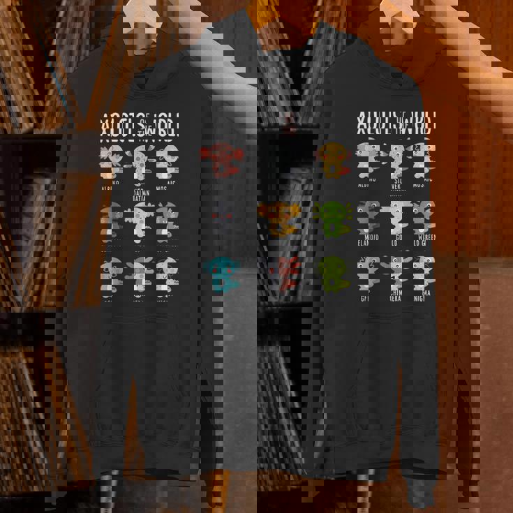 世界のウーパールーパー両生類動物好きカワイイ パーカー