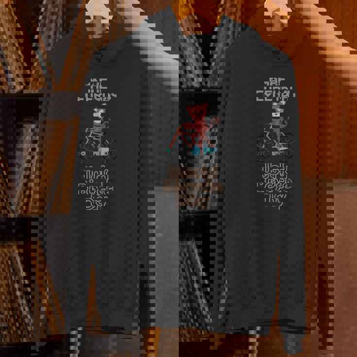 世界自転車の日 モンキーライディングバイク好き 面白いバイク パーカー