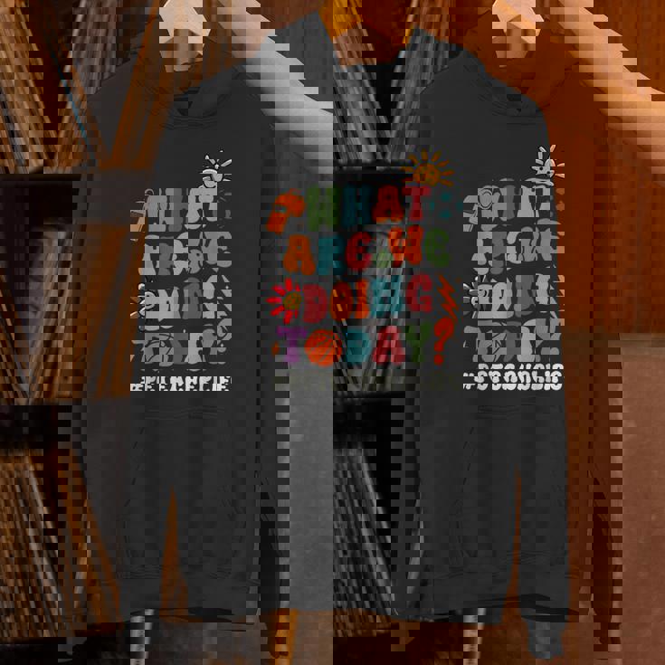 今日何をしているのか Pe先生 体育 パーカー