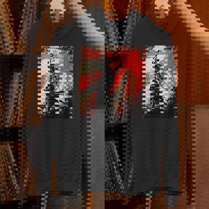 侍 日本のレトロアート 武士道 ヴィンテージ戦士 パーカー