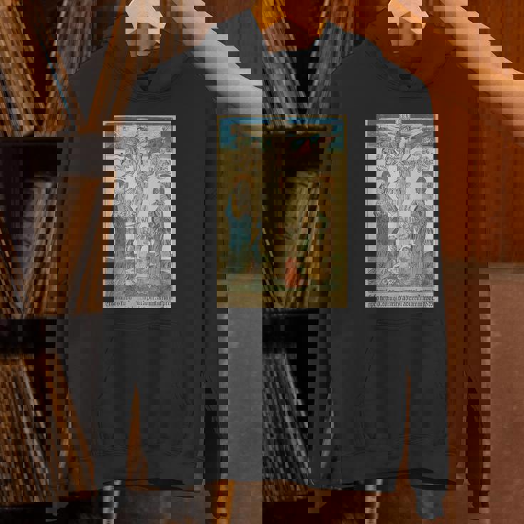 十字架上のイエス 中世美術 キリスト教 カトリック パーカー