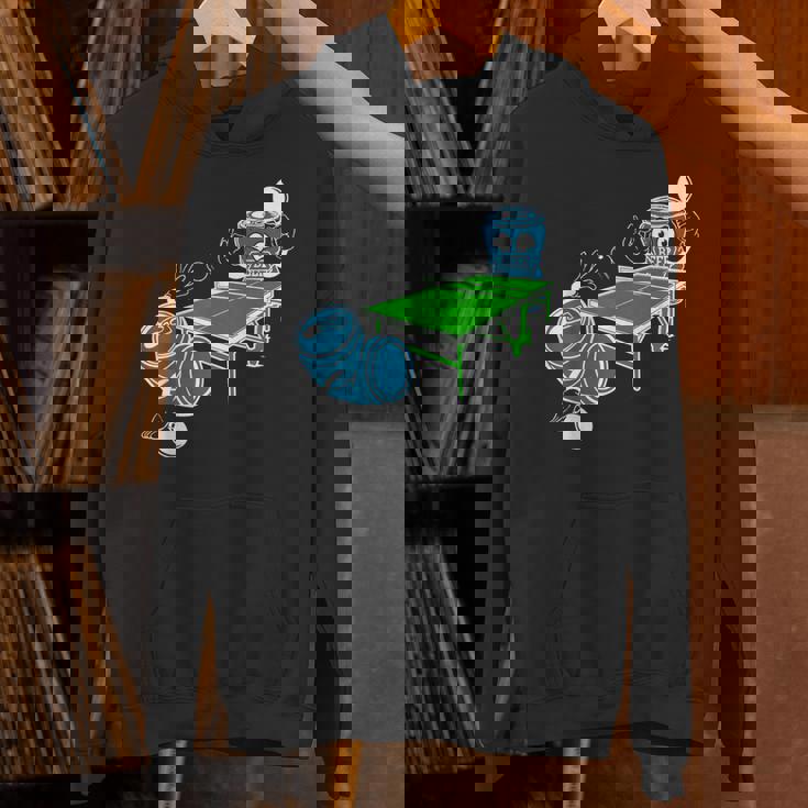 卓球 おもしろビール ピンポン パーカー