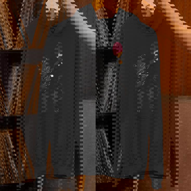 卓球黒猫ピンポン服 猫ピンポン パーカー