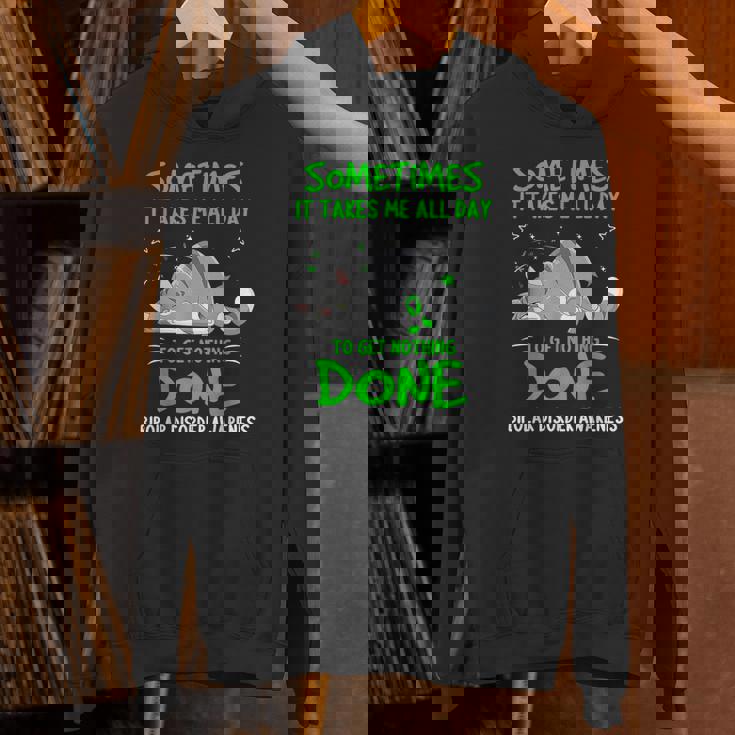 双極性障害啓発猫リボン パーカー