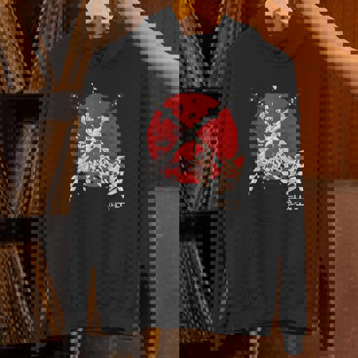 古代日本の桜 侍刀 パーカー