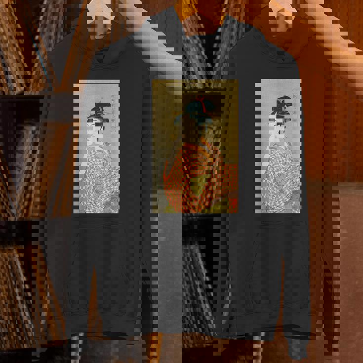 喜多川歌麿「婦女人相十品 ポペンを吹く娘」 パーカー