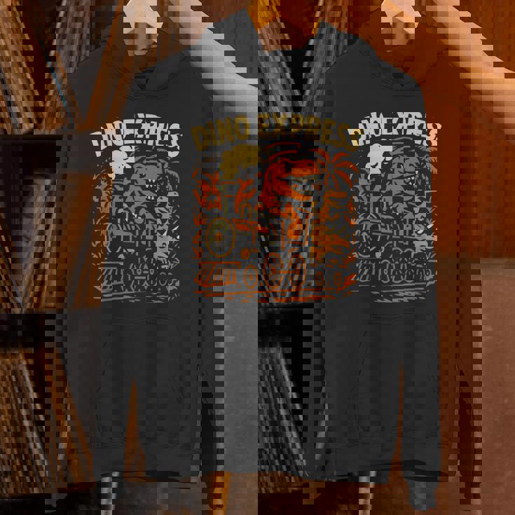 恐竜 エクスプレス 漫画 電車 恐竜 男の子 パーカー