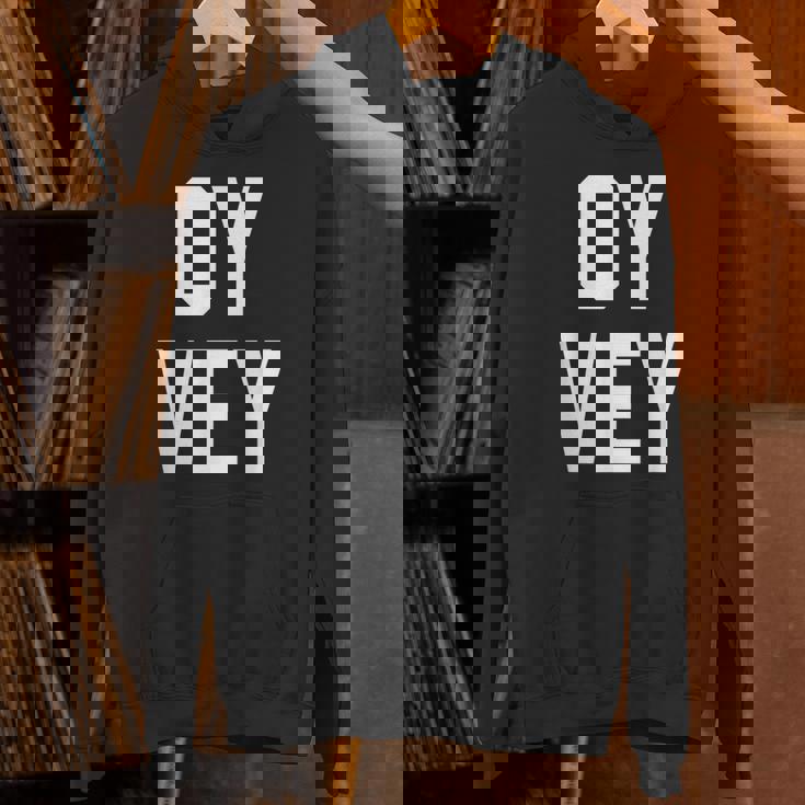 愉快なユダヤ人ユーモア Oyey ジディッシュ イスラエル ヘブライ語 ハヌカー パーカー