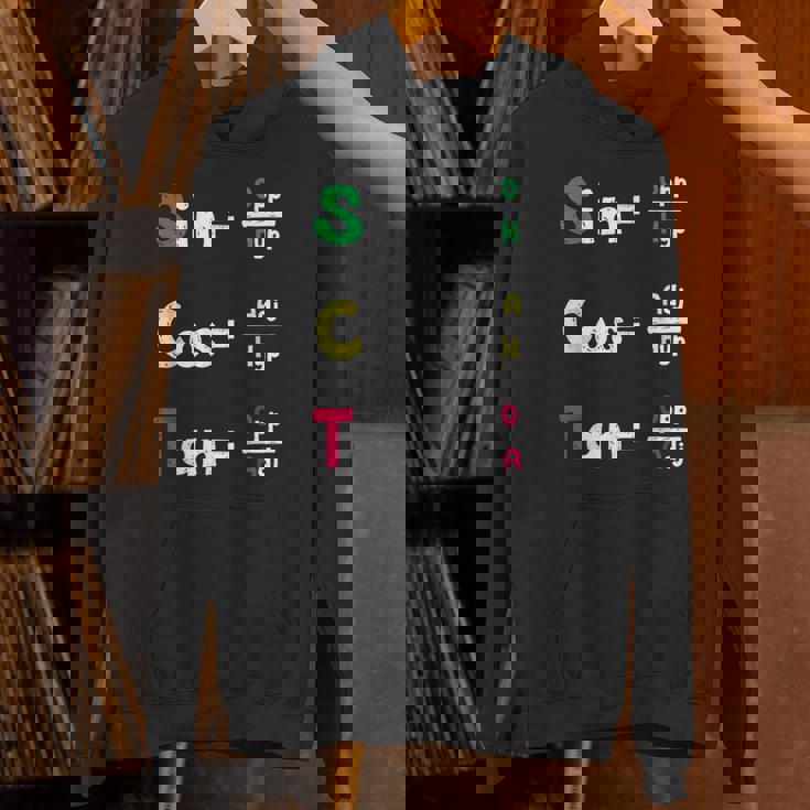 数学教師 三角法oh Cah Toa ジオメトリパロディ パーカー