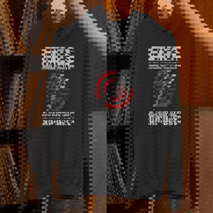 斧投げ ランバージャック ヨガ ゴルフ ファニー 斧投げ ブルズアイ パーカー