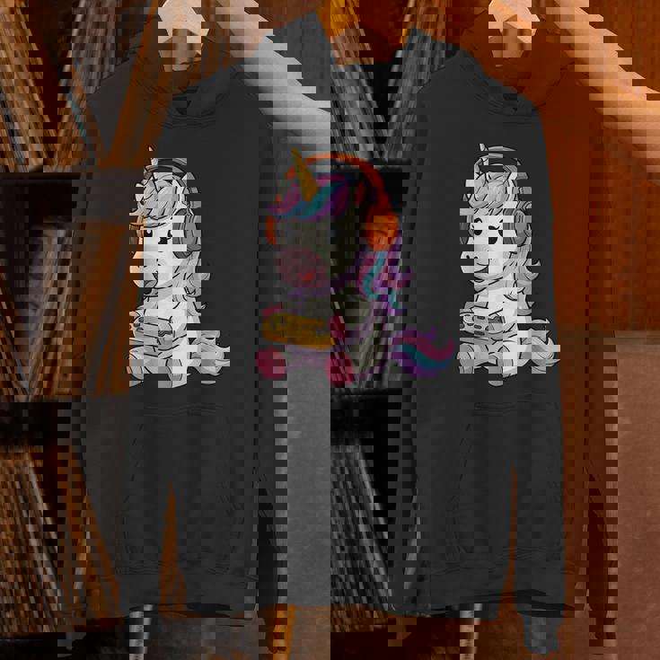 日本のユニコーン ゲーマー ヴィンテージ ゲーム レトロ ビデオゲーム パーカー