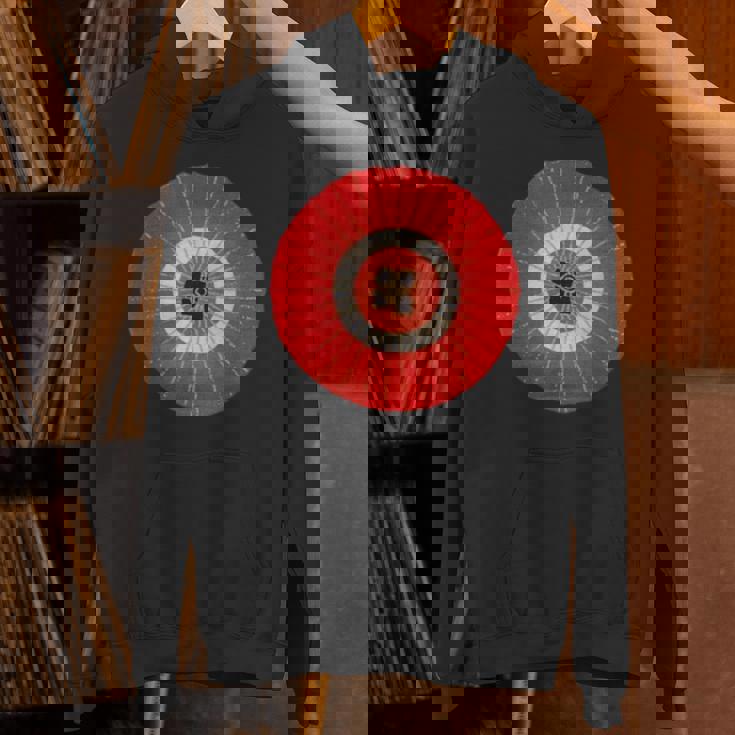 日本の伝統柄紅白傘 パーカー