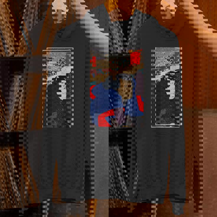 日本レトロアート 宮本武蔵 歌川国芳作 パーカー