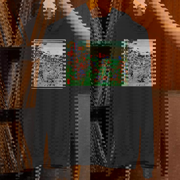 日本レトロアート 歌川国吉 2陸軍の戦い パーカー