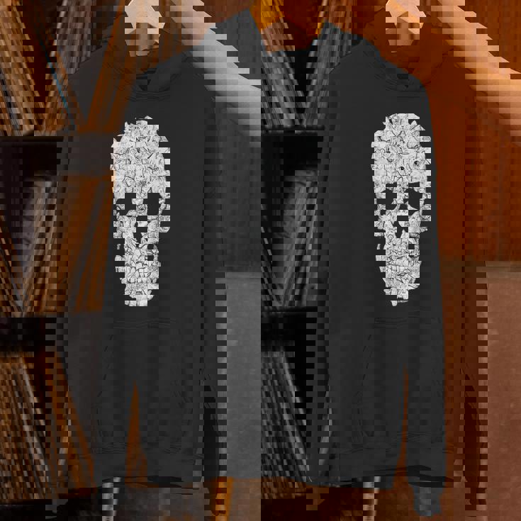 猫 スカル 猫 スカル 猫モチーフ パーカー