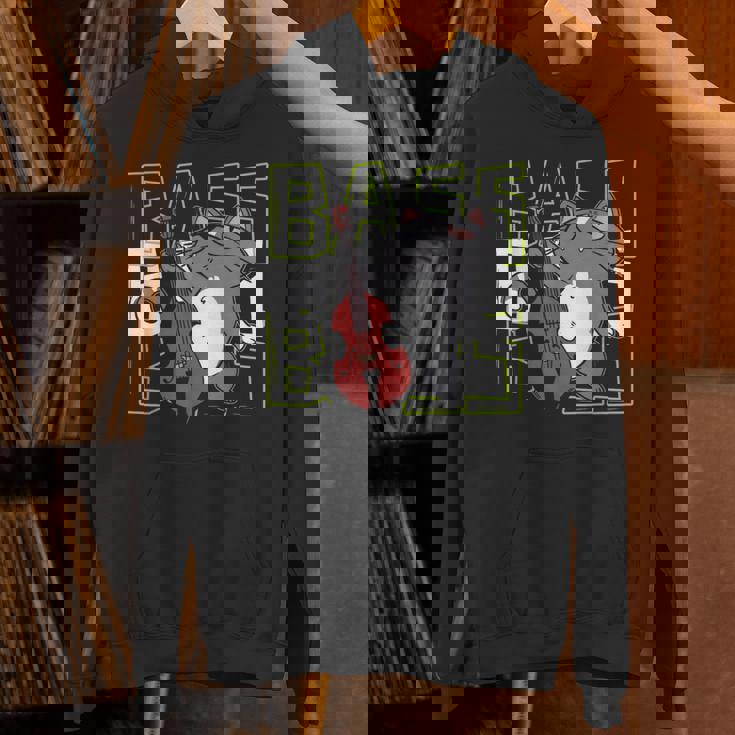 猫 二重低音プレーヤー パーカー