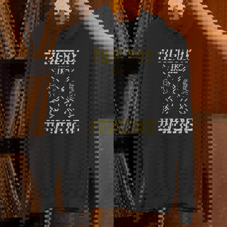 男の子はフェンシングが好き スポーツ 趣味 フェンシング パーカー