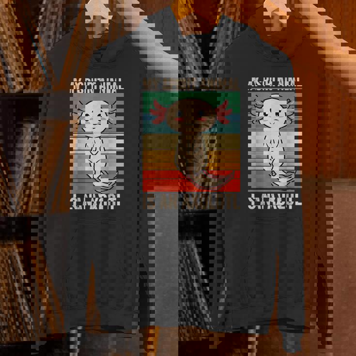 私のスピリットアニマルはウーパールーパーかわいいアホロートルキッズ パーカー