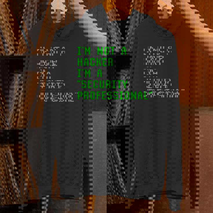 私はハッカーではありません私はサイバーセキュリティの専門家のコンピューターです Cyberecurity パーカー