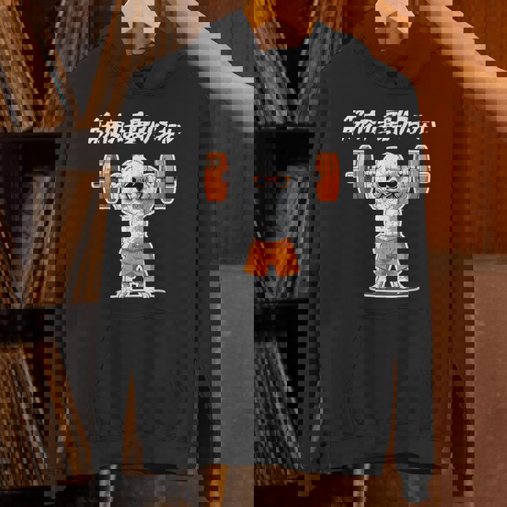 筋肉は裏切らない トイプードル グッズ 犬 おもしろ 面白い ネタ 筋トレ パーカー