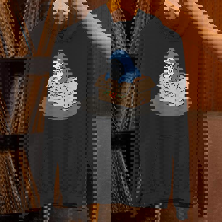 箱入りサメ 長袖tシャツ パーカー