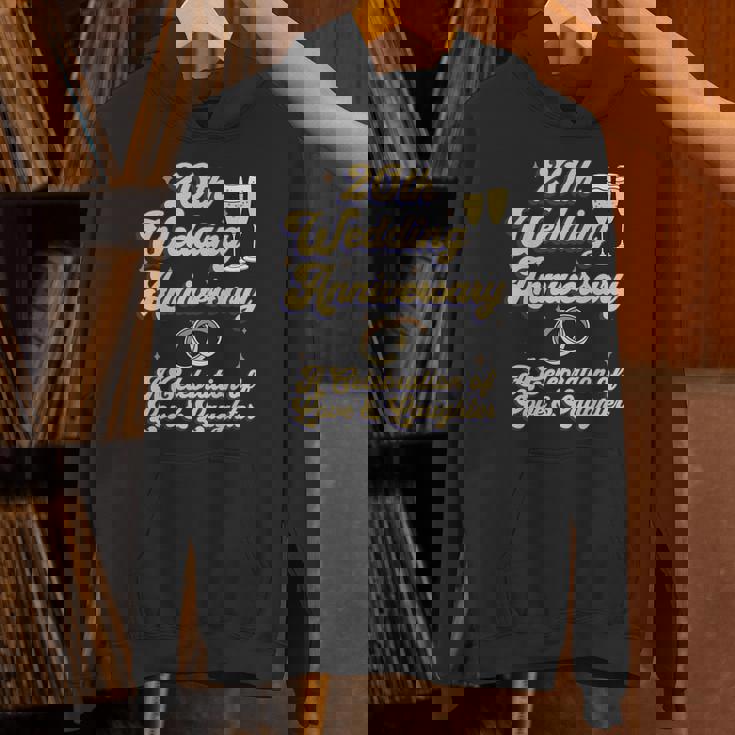 結婚20周年 夫婦 結婚20年 お祝い 長袖tシャツ パーカー