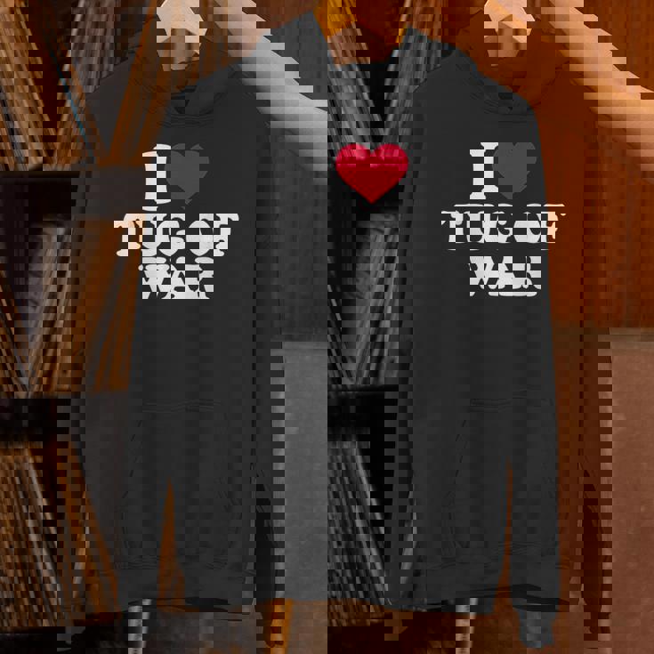 綱引き大好き パーカー