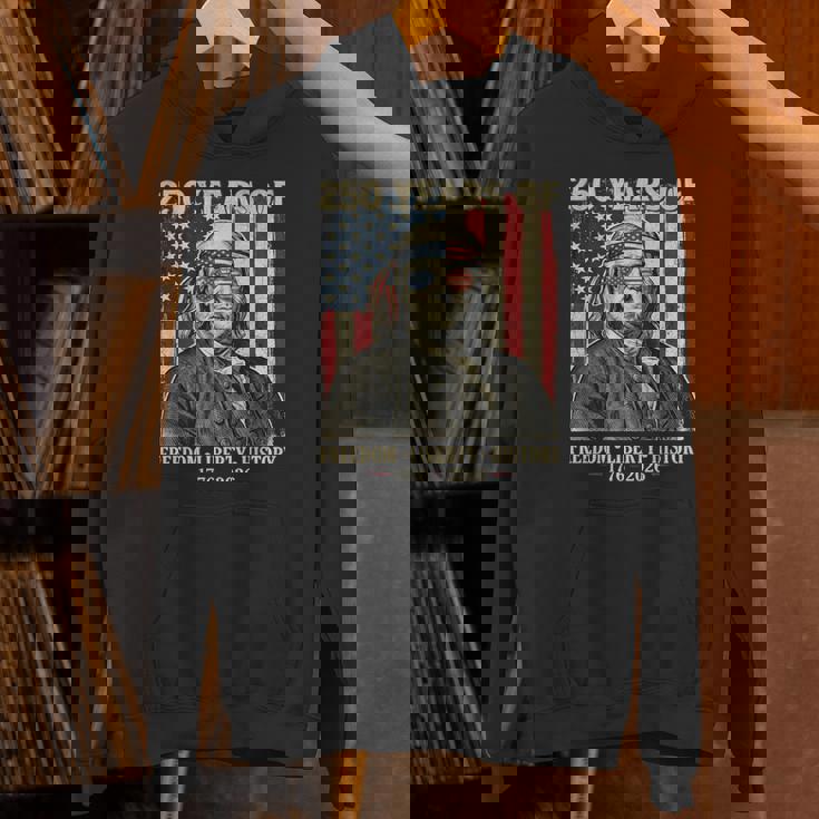 自由の250年 自由の歴史 創設父 レトロ 長袖tシャツ パーカー