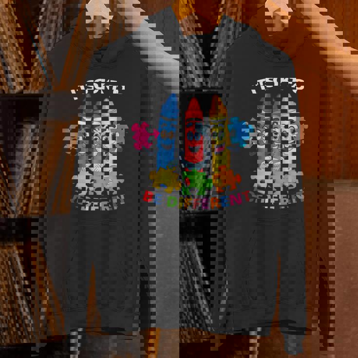 自閉症の認識 違ってもいい 自閉症の青 パーカー