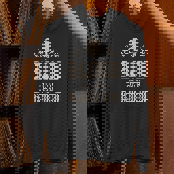 邪悪な頭蓋骨の血 血神 地獄の魔王 パーカー