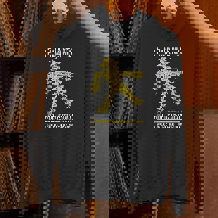 メンズ 電気技師が下手だったら骨が感電死する パーカー