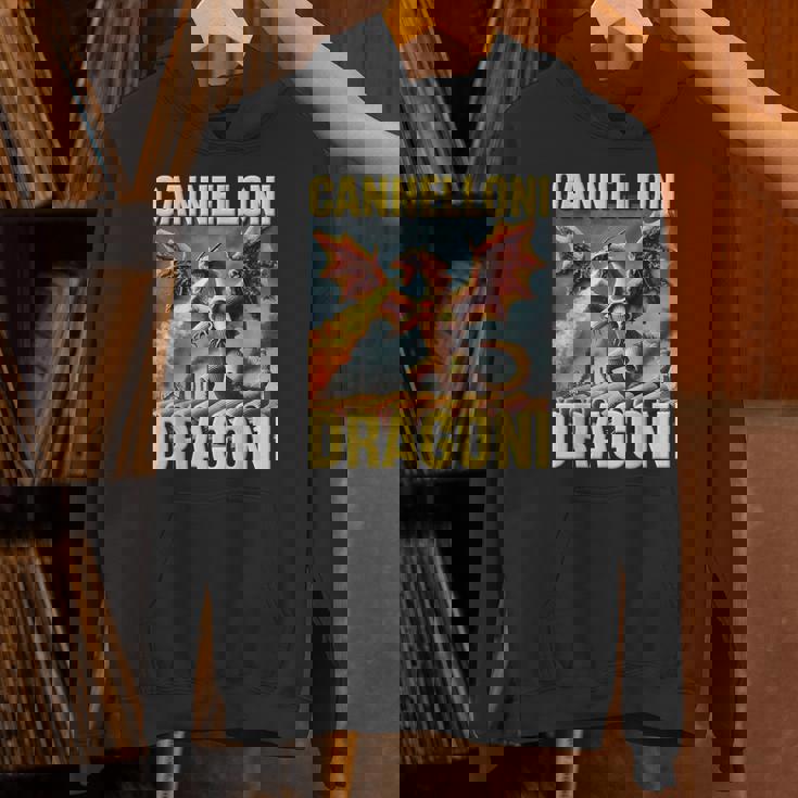 面白いai生成パスタドラゴン ブレイン カネローニ ドラゴニ パーカー