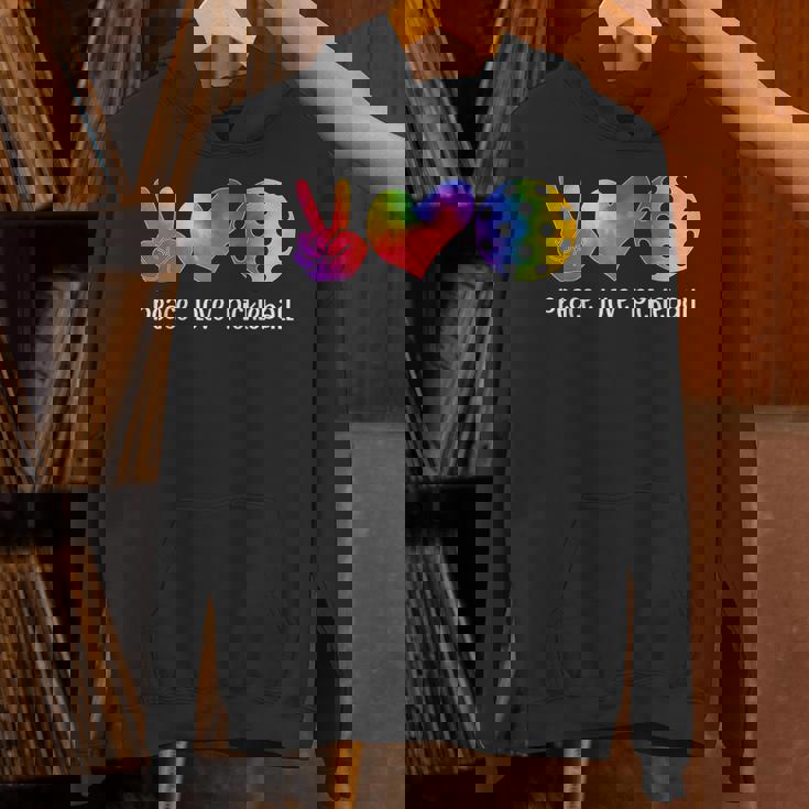 面白いピックルボール タイダイ 引退した平和愛のピックルボール パーカー