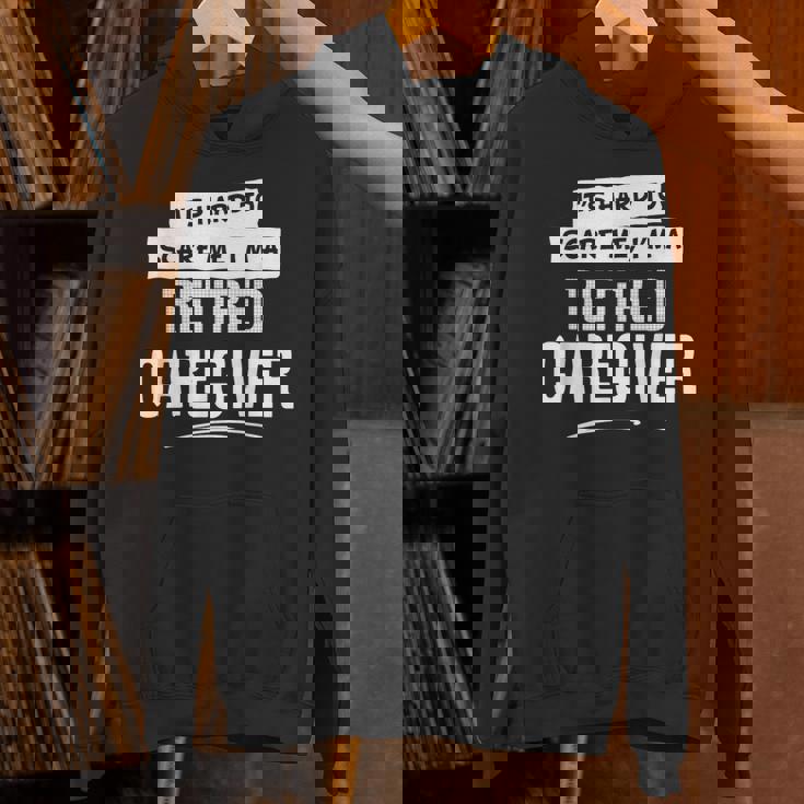 面白い退職介護用シャツ 男女兼用 パーカー