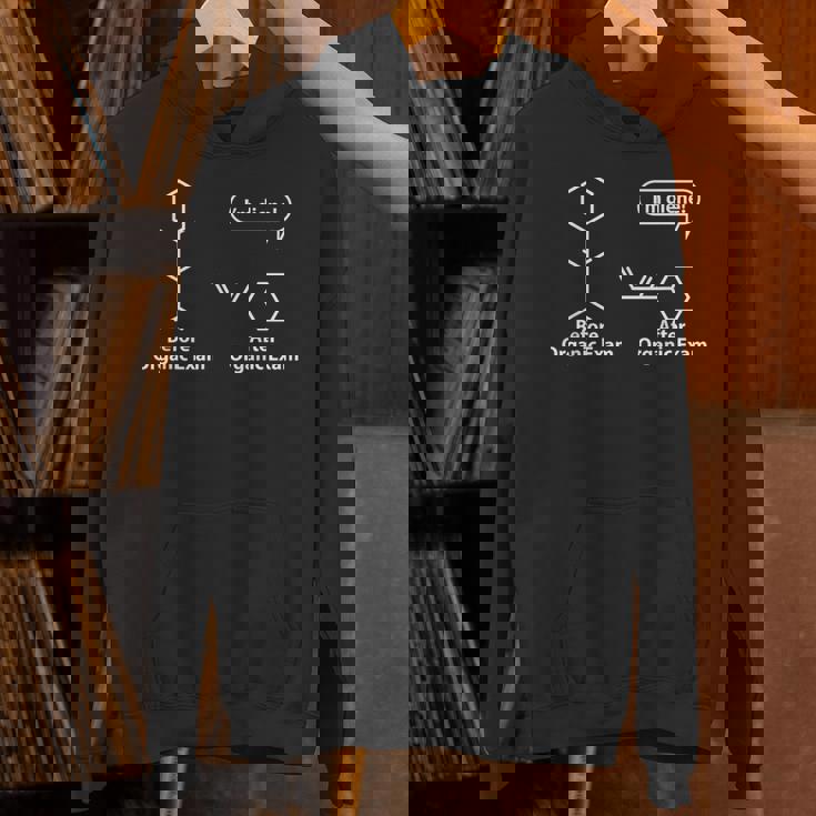 面白い駄洒落-有機化学試験後の前-私は奉仕する パーカー