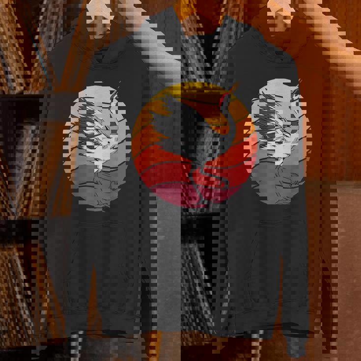 鶴 Crane Retrounset 鶴 パーカー