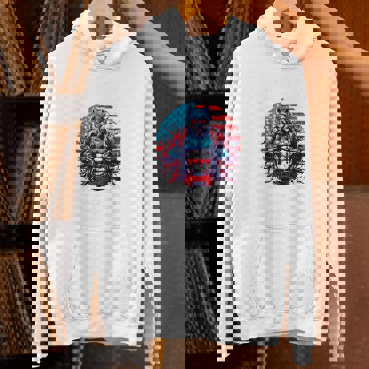 American Werewolfigma シャツ 面白い クリンジ 狼 ブレイン パーカー