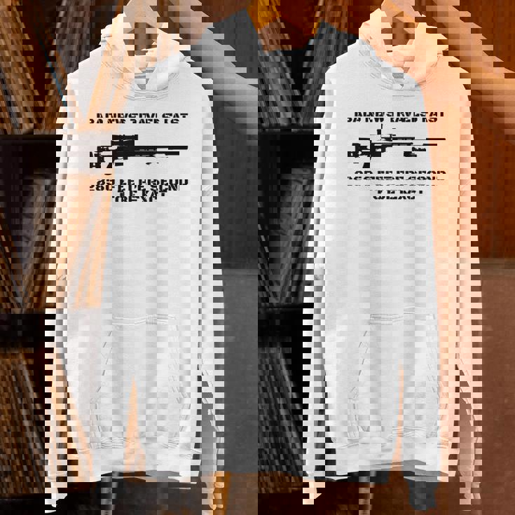 Bad News スナイパーライフル アーミー ジョーク ミリタリー ユーモア パーカー