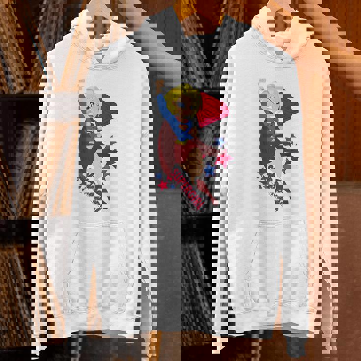 Dcスーパーヒーローガールズスーパーガールスターズ パーカー