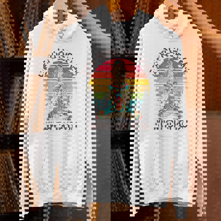 Eff Youee Kay Why Oh You レトロ サンセット タトゥーガール ヨガ パーカー