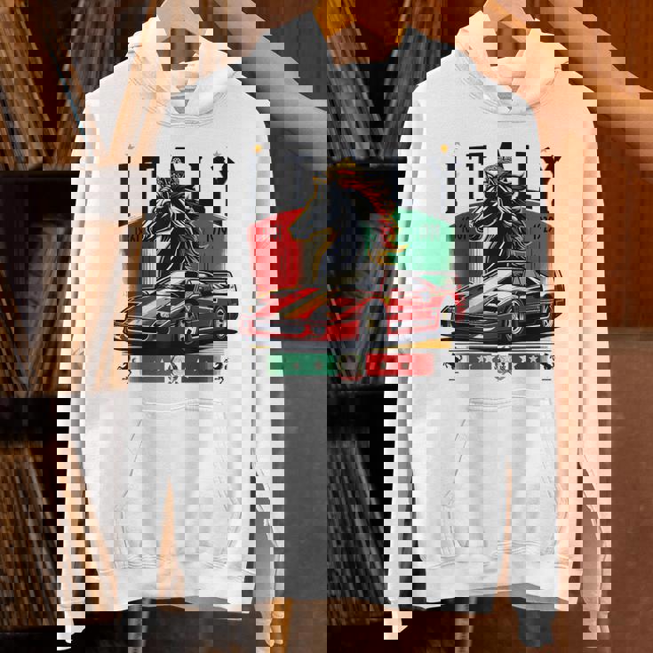 F40 イタリア スー 黒馬 パーカー