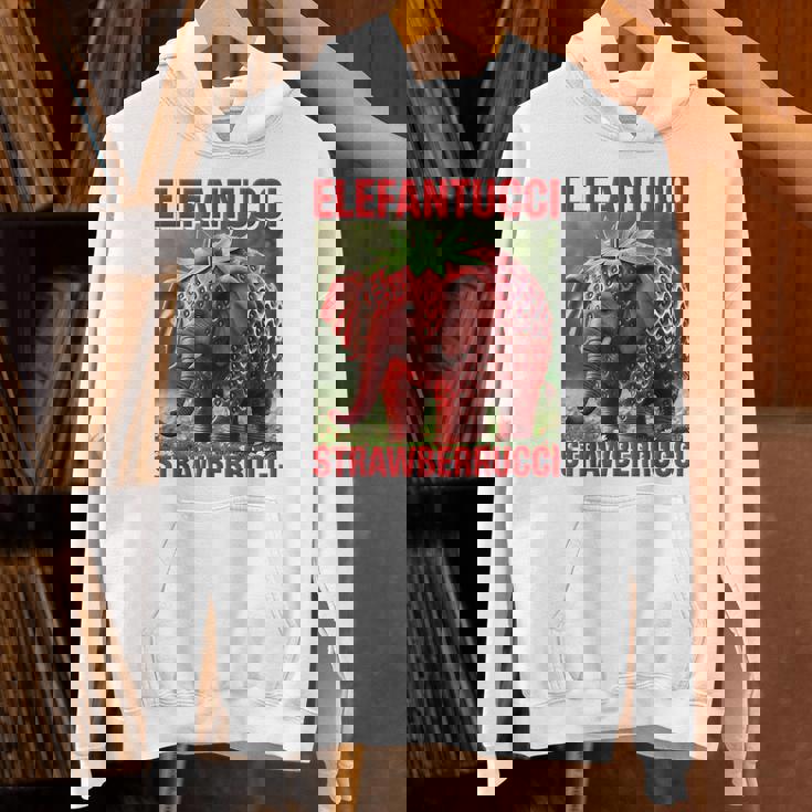 Brainrot Animal Gen Alpha Meme ストロベリーエレファント パーカー