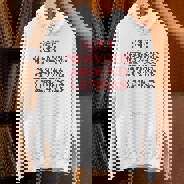 I Get Nervous Around Latinas Y2k Aesthetic Trendy パーカー