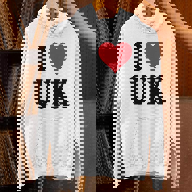 I Heart Uk Initials I Love UK First And Last Name U K 長袖tシャツ パーカー