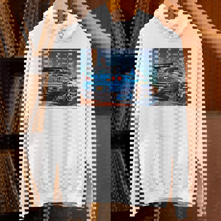 Jdmナイトドリフトレースカー東京スカイラインデザイン。 パーカー