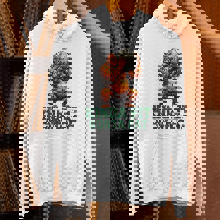 Kinda Fitorta Fat Gorilla ヘビーウェイトリフティング 面白いジム パーカー