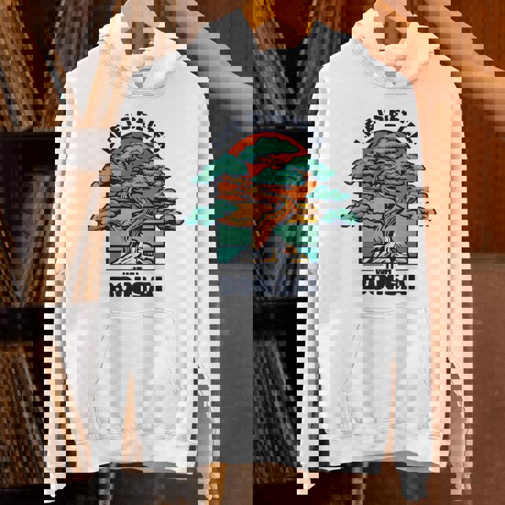 Life Is Better With Bonsai 屋内 盆栽 盆栽ポット 盆栽 パーカー