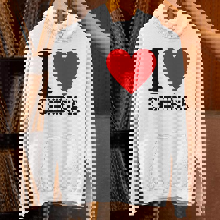 I Love China I Heart China パーカー