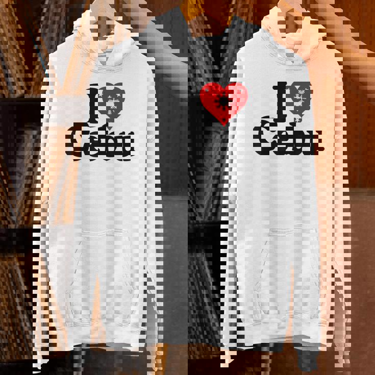 I Love Heart Cebu フィリピン諸島 パーカー